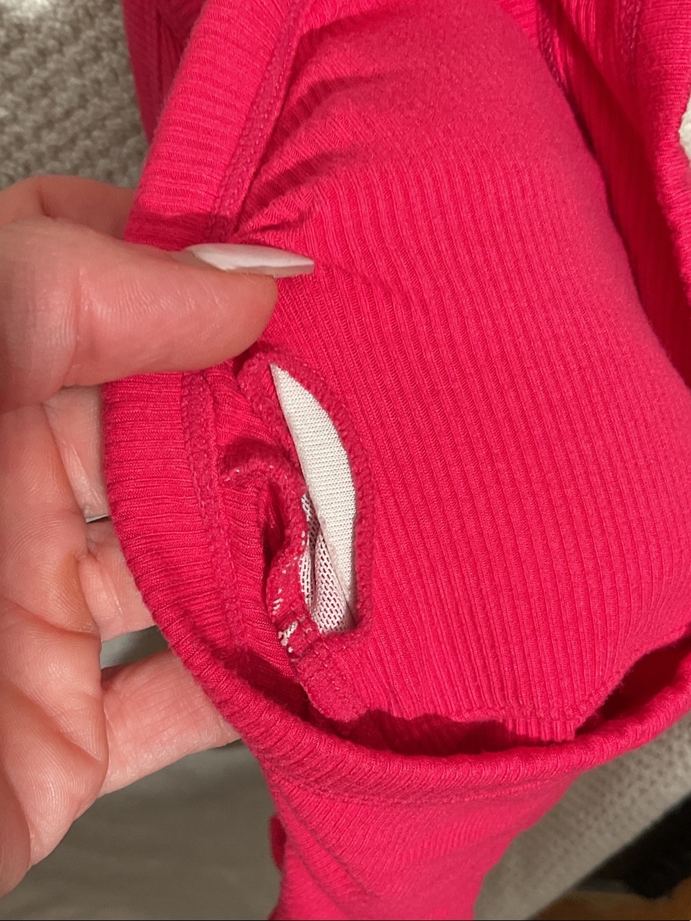 Two Ribbed V-Neck Tank Top - Picture 6 of 7